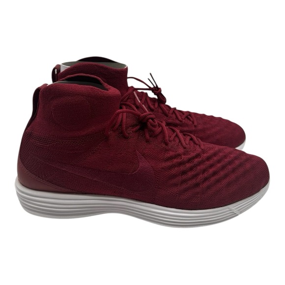 Nike Lunar Magista ll FK Flyknit Shoes Mens Sz 11.5 Team Red Training 852614-600 main image 4